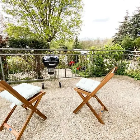 Apartman Am Auensee Mit Grosser Terrasse & Privat-parkplatz Lipcse